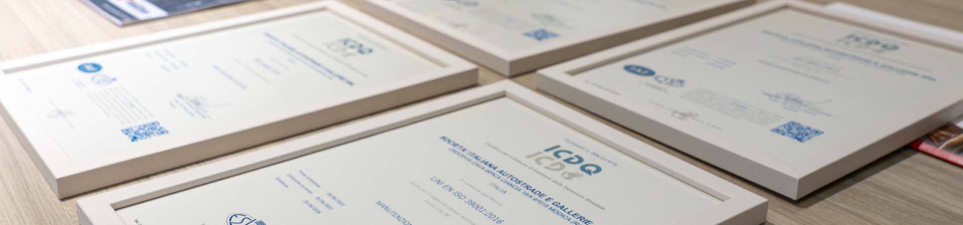 Certificazioni Gruppo Zaccaria